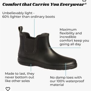 Totes Everywear Chelsea Rain Boot